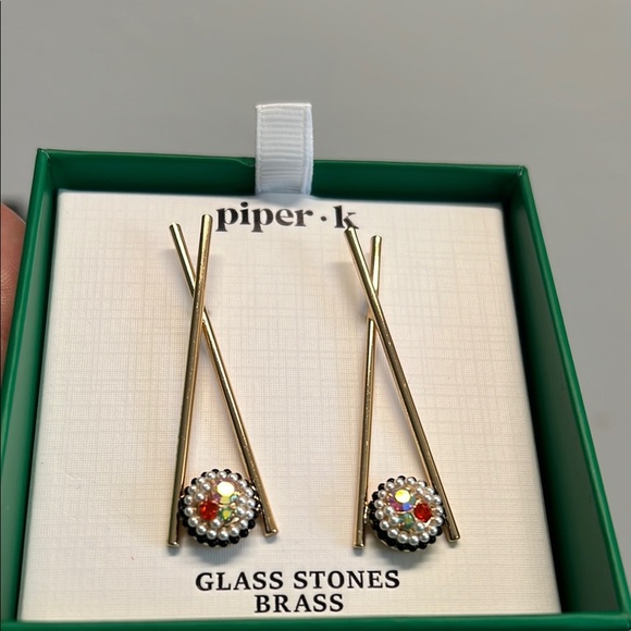 Piper K Chop Stick Earrings ✨🥢 - Picture 4 of 5